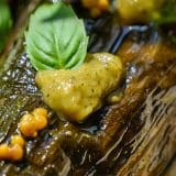 Condiment courgette olive taggiashe
